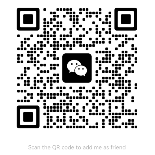 Scan here for our WeChat details.