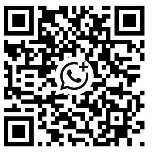 Scan here for our WhatsApp details.